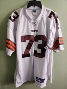 Cleveland Browns Joe Thomas Sz 52 Reebok Jersey White Authentic - Picture 1 of 7