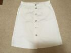 Marks & Spencer, Ladies A Line Denim Skirt, Size Uk 12