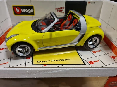 SMART RADSTER YELLOW 1/18  bburago 34099Y Made in Italy - Immagine 1 di 2
