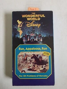 The Wonderful World Of Disney Double Feature Run Appaloosa 101 Problems of H VHS - Picture 1 of 9