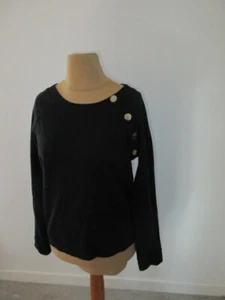 Pull Petit Bateau Noir Taille L à - 54% - Picture 1 of 5
