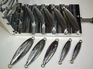 Stampo caduta piatto acqua salata 1,5,2,3,4,5 once chiglia caduta piatta alluminio CNC - Foto 1 di 9