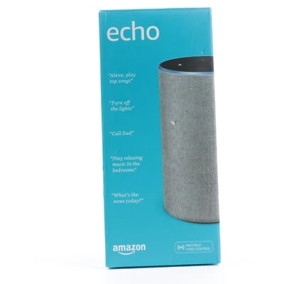 Amazon Echo (2nd Generation) Smart Speaker - Gray - Image 1 of 3