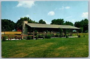 Vtg West Branch Iowa IA Boy Scout Shelter 1950s View Old Postcard - Picture 1 of 2