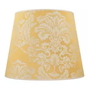 Großer Lampenschirm Ø38cm Gold Barock Muster für E27 Stehlampe Leuchte Schirm - Bild 1 von 4
