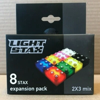 Light Stax M-04030 - Expansion Pack - 8 LED Bausteine 2x3 mix (groß)