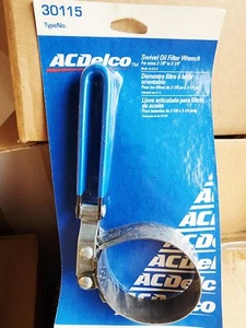 ACDelco GM 30115 2-7/8"- 3-1/4" Llave de filtro de aceite giratoria AC Delco **28-EXCELENTE** - Imagen 1 de 3