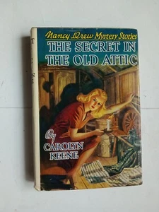Nancy Drew THE SECRET IN THE OLD ATTIC Carolyn Keene (1944) - Foto 1 di 11