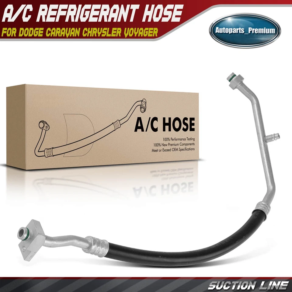Manguera de línea de succión de refrigerador de aire acondicionado para Dodge Caravan 01-07 Chrysler Voyager 01-03 Foto 1 de 4