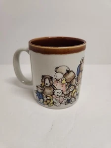 Taza de fiesta de oso Jan Jameson vintage de colección Otagiri Japón - en relieve - Imagen 1 de 9