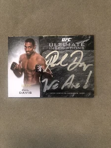 topps ufc 2014 knockout on card auto ultimate inscriptions Phil Davis 9/25 - Picture 1 of 2