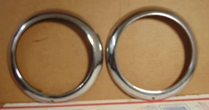 1941 1946 1949 INTERNATIONAL PICKUP TRUCK HEADLIGHT BEZEL PAIR KB1 THRU KB5 IHC - Picture 1 of 9