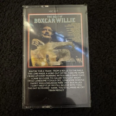 Brand new sealed!! BOXCAR WILLIE THE BEST OF Cassette Tape Album hsc 3117  - Image 1 of 4