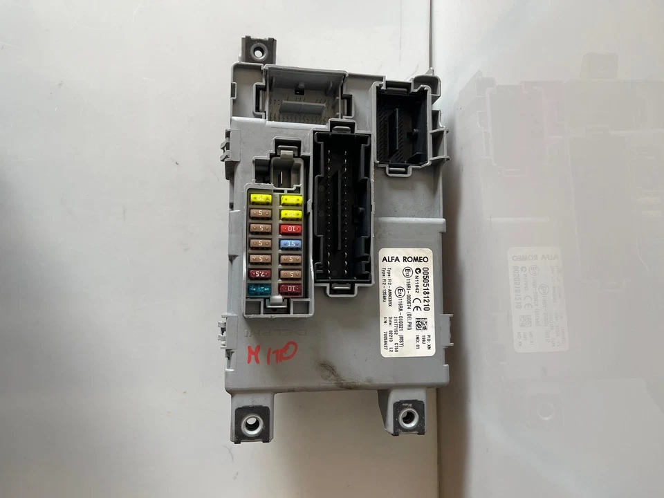 CENTRALINA BODY COMPUTER PER ALFA ROMEO Mito Serie (955_) 505181210 (08>) - Immagine 1 di 1