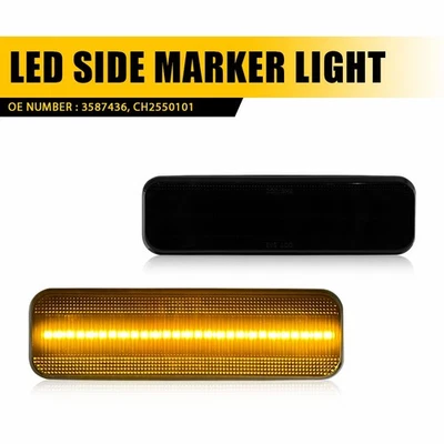 2X LED PARACHOQUES DELANTERO INTERMITENTE LUZ DODGE CARGADOR RAM CARGADOR W150 CH2550101 Foto 1 de 4