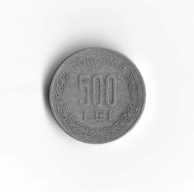 1999 Romania - 500 Lei - 165 - Aluminum - 3.7g - Image 1 of 2