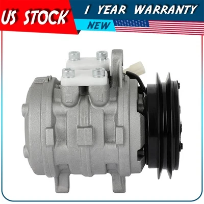 A/C Compressor with Clutch for Chevrolet Sprint Tracker Suzuki Samurai X-90 - Image 1 of 4