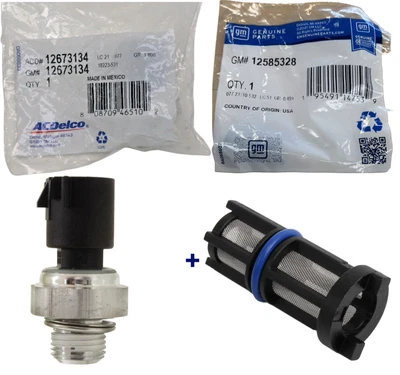 NEW OEM Engine Oil Pressure Sending Unit Sensor Switch 2009-2019 GM 12673134 - Image 1 of 4