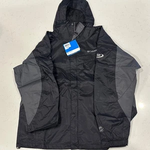 Columbia Watertight Rain Jacket Waterproof Packable Mens Omni tech *NEW* XL - Picture 1 of 4