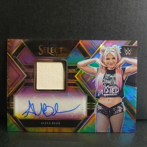 2023 WWE Panini Select Alexa Bliss Tie Dye Prizm Patch Auto /25 - Picture 1 of 4
