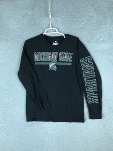 Michigan State Spartans Shirt Long Sleeve Mens Medium NCAA Basketball Fanatics - Picture 1 of 6