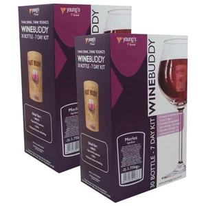 Youngs WineBuddy 30 Bottle Merlot 2 Pack Deal - Picture 1 of 1