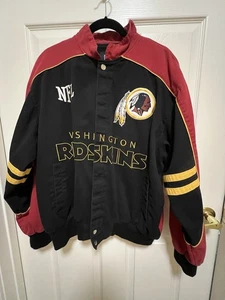 NFL "Washington Redskins" Snap Cord Indian Decal Jacke Herren L Football - Bild 1 von 17
