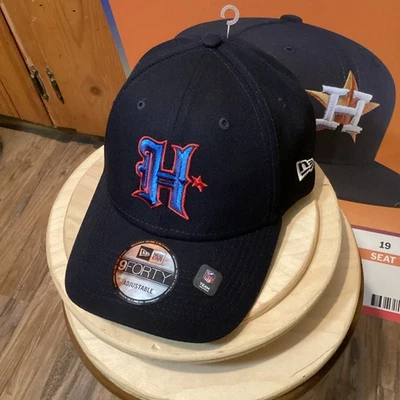 Houston Texans H Town Logo NUEVA ERA 9FORTY Gorra Gorra Ajustable Alterna NFL Básica Foto 1 de 4