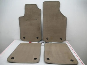 Audi A2 8Z 00-05 4x Fussmatten vorne hinten beige twist 8Z1061225E - Picture 1 of 9