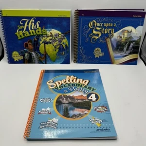 Abeka 4th Grade Reading Set of 3 Teacher Editions-Reading Program Books Like New - Bild 1 von 5