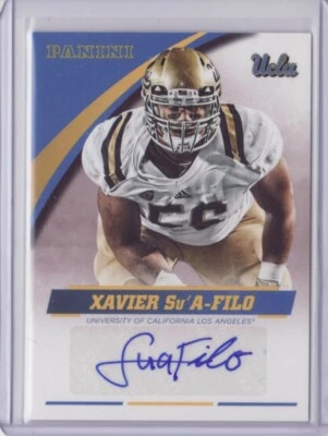 2015 Panini Collegiate UCLA Autograph #XSF Xavier Su'A-Filo Variation Auto No X - Image 1 of 2