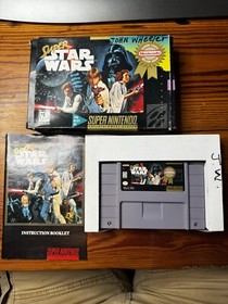 Super Star Wars Nintendo Game SNES ( Super NES ) Game, Box, Booklet TESTED