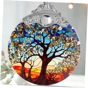 Christmas Ornament Christmas Decor Christmas Tree, Stained Glass Tree of Life - Picture 1 of 8
