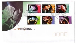 2009 FDC Australia. Micromonsters. Pict.FDI "SYDNEY" - Picture 1 of 1