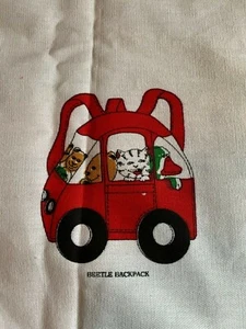 Beetle Backpack Animal Child's Bag Cotton Panel - Sewing Project Material Kid - Picture 1 of 5