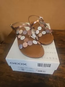 Sandalias planas Geox Sozy S, bronce, Reino Unido 3 - Imagen 1 de 5