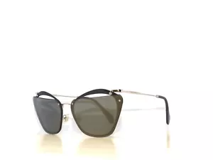 Miu Miu Miumiu 54T 54 KJW-7W1 Silver Gray Mirror Sunglasses Sale - Picture 1 of 7