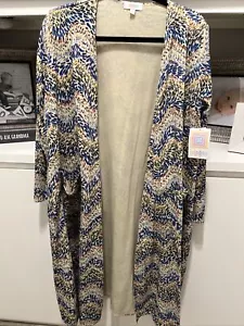 Lularoe Open Front Long Cardigan Jacket Womens Size M Sarah NWT Pockets NEW - Picture 1 of 4