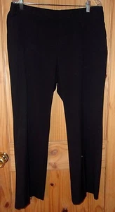 Coldwater Creek Black Dress Pants, Womens 14P - Picture 1 of 5