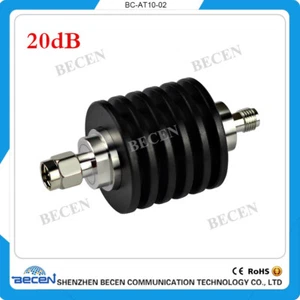 10W SMA 20db Attenuator coaxial Attenuator sma male to female DC-3GHz 50ohm - Picture 1 of 7