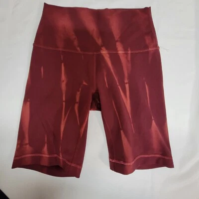 Luluemon Girls short leggings Rust Color Size 4  7"inseam  24" waist - Image 1 of 4