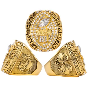 Fully Customized Football Championship Rings Trophy Team Sports 5.5-13 Copper - Picture 1 of 12