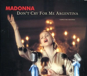 CD Single - Madonna: 6 Mixes of "Don't Cry For Me Argentina" by Garza and Flores - Picture 1 of 4