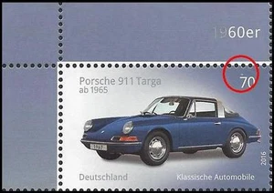Porsche 911 Targa - Eckrand oben links - weißer Punkt über der Wertziffer - 3201 - Picture 1 of 2