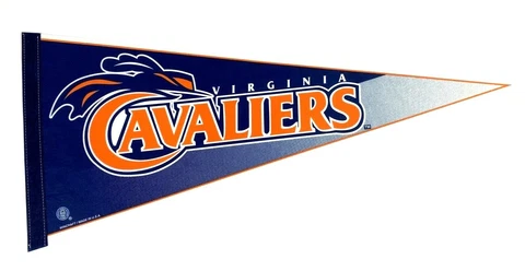 Virginia Cavaliers 1990s Pennant by Wincraft, NCAA, Full Size 12" x 29" Cover