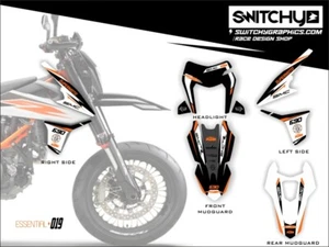 KTM 690 SMC 2019-2024 Graphic Decal Sticker Compatible "ESNT019" - Picture 1 of 2