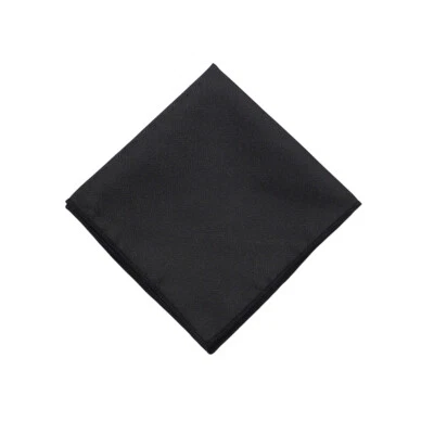 Pañuelo de caballero cuadrado de bolsillo con borde cosido de espiga liso para hombre Foto 1 de 2