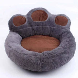 DECASSA Dog Bed Pet Mattress Cozy Paw Print Soft for Relaxing Sleep - Picture 1 of 9