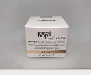 PHILOSOPHY RENEWED HOPE IN A JAR SKIN TINT TINTED MOISTURIZER 4.5 NUDE 1 OZ  - Picture 1 of 3