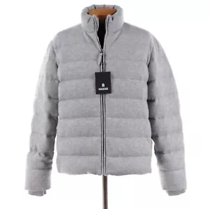 Mackage NWT Scott Wool / Cashmere Down Jacket Size 46 3XL US In Gray Melange - Picture 1 of 19